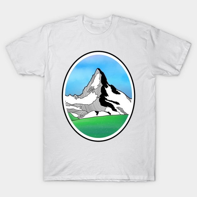 The Matterhorn T-Shirt by mailboxdisco